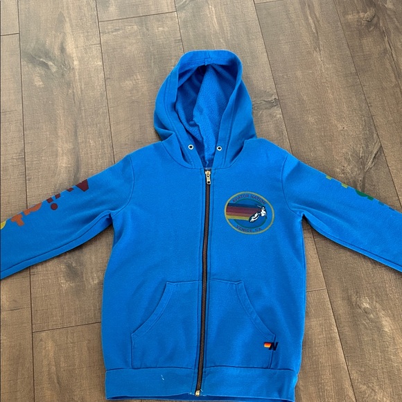 Aviator Nation Other - Aviator Nation Blue Hoodie with Rainbow Accents